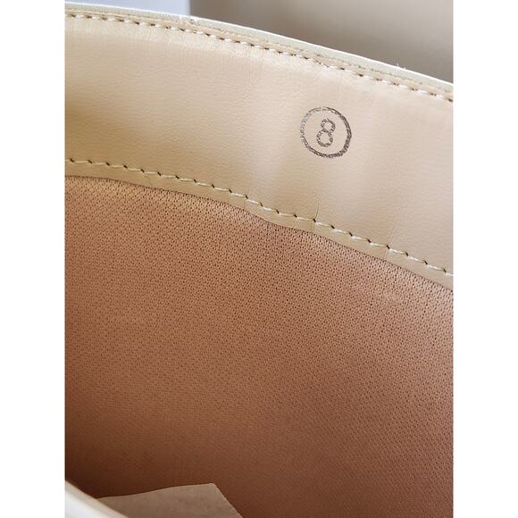 Pretty Little Thing Platform Chunky Sole Calf High Tan Boots Size 8 S0025 - Picture 6 of 7